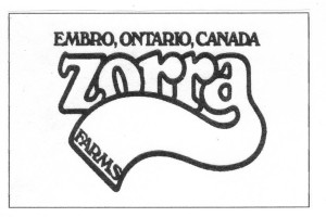 HOZ - Logo for Barney Evans business in Zorra