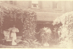 HOZ - home of D. M. Sutherland - back yard